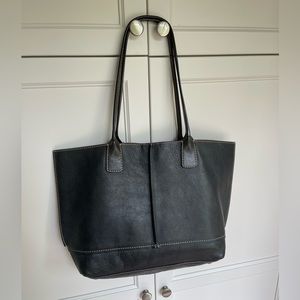 Frye Lucy Tote Handbag - Blue Leather